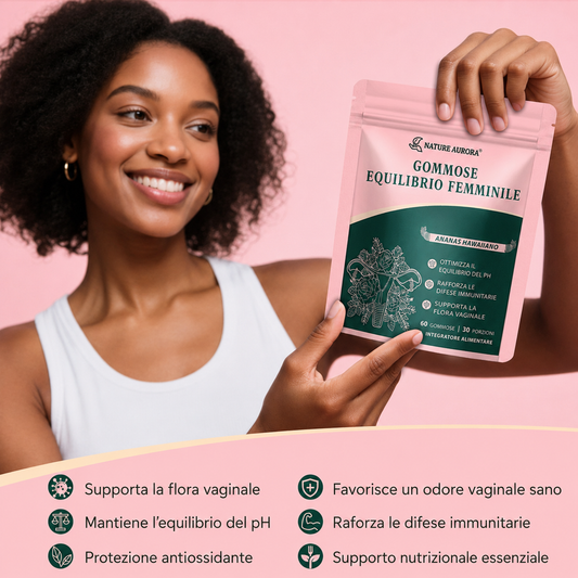 Caramelle gommose premium per l'equilibrio intimo femminile